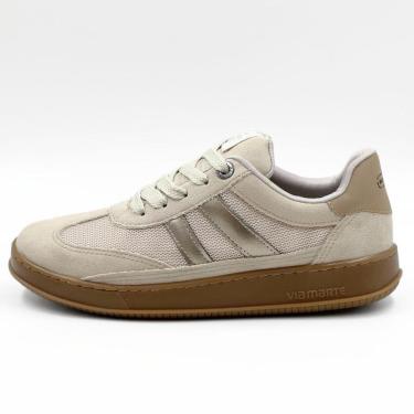 Imagem de Tênis Via Marte Casual em Camurça com Cadarço Feminino-Feminino
