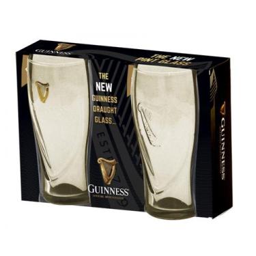 Imagem de Conjunto 2 Copos Guinness Oficial Vidro 600ml - Globimport