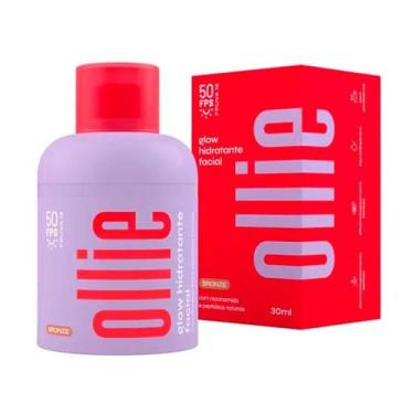 Imagem de Glow Hidratante Facial Ollie FPS50 Cor Bronze 30ml
