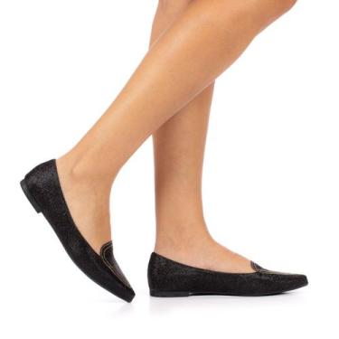Imagem de Sapatilha Feminina Moda Elisa Com Bico Fino E Forro Comfort - Jjojo, 3