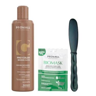 Imagem de Máscara Matizadora Brown Gloss Morena Iluminada Prohall 500ML