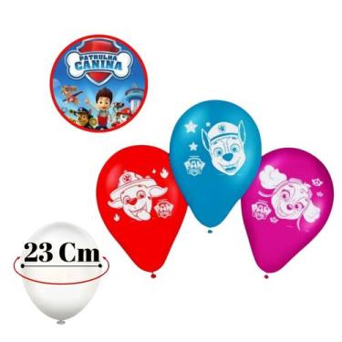 Imagem de Balao N9 Tema Patrulha Canina Decoraçao Evento Festa Bexiga - Crgfesta