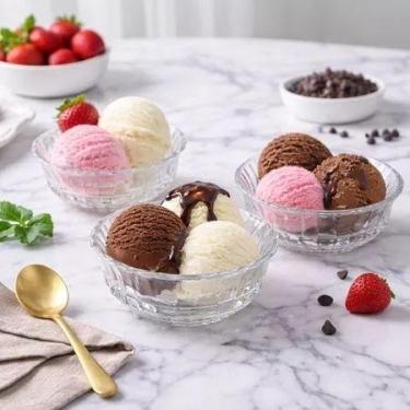 Imagem de Conjunto 3 Potes Vidro Alexa Bowl Tampa Hermética Refratário Mantiment