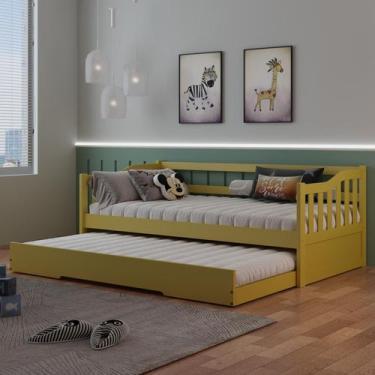 Imagem de Bicama Infantil em Madeira Maciça/MDF American - Arbol Movelaria