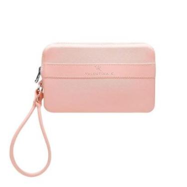 Imagem de Carteira Slim Feminina Ziper Correia de Pulso Dia a Dia-Feminino