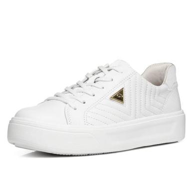 Imagem de Tenis Feminino Couro Conforto Detalhe Dourado Casual Pegada-Masculino