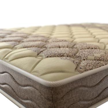 Imagem de Colchão Solteiro Espuma Guarda Costas D33 17x88x188cm Bege Com Marrom Probel