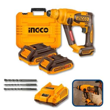 Imagem de Martelete Combinado INGCO P20S 20V Brushless SDS Plus 1.8J 4700Bpm 140