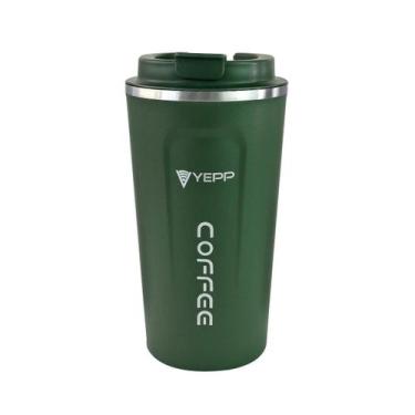 Imagem de Copo isotérmico de inox com tampa 510ml café chá quente frio - Yepp, V