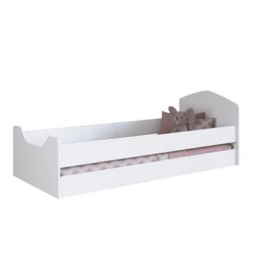 Imagem de Cama Infanto Juvenil Com Protetores 80 Art In Móveis Branco