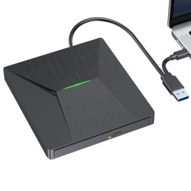 Imagem de Unidade Bluray externa USB 3.0 e Tipo-C, gravador de Blueray externo e Blueray/DVD para PC, leitor de disco Blu Ray compatível com Windows XP/7/8/10, laptop, desktop, MacOS para MacBook