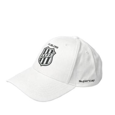 Imagem de Boné Ponte Preta SuperCap Aba Curva Branco Oficial Tamanho:ÚnicoCor:Br