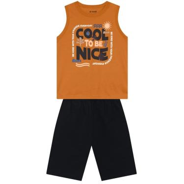 Imagem de Conjunto infantil menino em malha Brandili