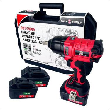 Imagem de Chave de Impacto Sgt 7500A a Bateria 1/2 Sigma Tools 20V 620Nm Brushle