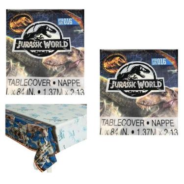 Imagem de Estojo de mesa de plástico para festas, pacote com 2 unidades Jurassic