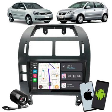 Imagem de Kit Central Multimídia Carplay Android Auto Sem Fio 9 Polegadas Vw Pol