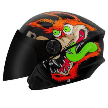Imagem de Capacete Aberto New Liberty 3 Coyote Brilhante Viseira Fumê - Pro Tork