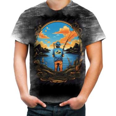 Imagem de Camiseta Desgaste Pesca Esportiva Peixes Azul Paz 8 - Kasubeck Store®,