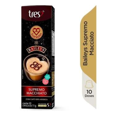 Imagem de Café com Leite em Cápsula Supremo Macchiato 3 Corações Baile - Congrat