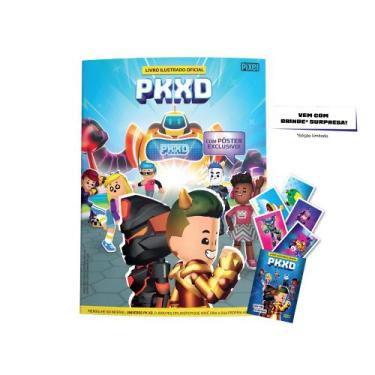 Imagem de Livro - Kit Livro ilustrado oficial PK XD + 10 envelopes + Brinde