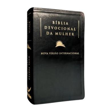 Imagem de Bíblia devocional da mulher  capa de luxo preta - EDITORA VIDA
