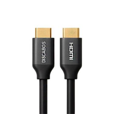 Imagem de Cabo HDMI Cinza Platino de Alta Qualidade Discabos HDR 4K 60HZ HDR 5 m