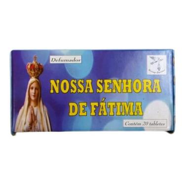 Imagem de Defumador Natureza Nossa Senhora de Fátima Tablete  Fé  Proteção  Paz 