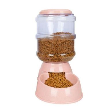 Imagem de Alimentador Automático Pet 3,8L para Cães e Gatos com Reservatório Gra
