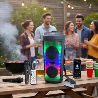 Imagem de Caixa De Som Grande Com Rádio E Usb Presente De Natal - Iba