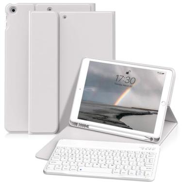 Imagem de Capa Teclado KVTVOU para iPad 9ª/8ª/7ª Geração (10,2 Polegadas, 2021/2