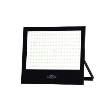 Imagem de Refletor Blumenau Led Play 200w Preto Bivolt 3000k Luz Amarela - BLUME