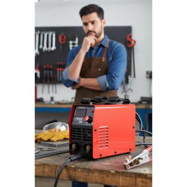 Imagem de Máquina Solda Inversora 200A Portátil Eletrodo Aço Inox Ferr - Congrat