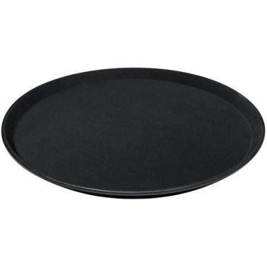 Imagem de Bandeja Preta Garçon Anti-derrapante 40 cm - Hercules, Preto