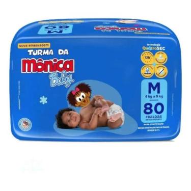 Imagem de Fralda 1 Pacote Bag Turma da Monica Baby Hiper Tam. M 90 Fraldas - 4 a