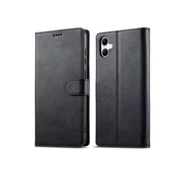 Imagem de Capa Capinha Case Carteira Flip Samsung Galaxy A06 - RAFINHA, Preto