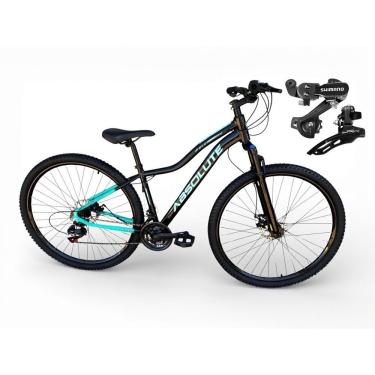 Imagem de Bicicleta Aro 29 Absolute Hera Feminina Alumínio 24v Câmbios Shimano Freio A Disco Moun...
