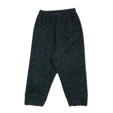 Imagem de Calça Térmica Infantil Peluciada - Fofotinhos, Preto, 1