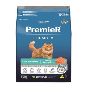 Imagem de Ração PremieR Pet Formula Gatos Castrados Salmão 1,5Kg