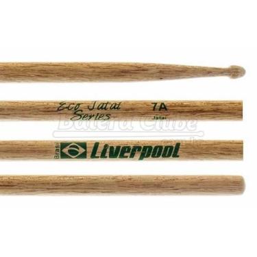 Imagem de Baqueta Liverpool Eco Jataí Padrão 7A EJA-7AM com Ponta de Madeira Exo