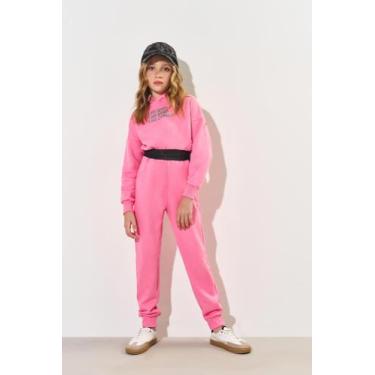 Imagem de Conjunto Infantil Menina Moletom Lucky Rosa CTV - Catavento, Rosa, 4