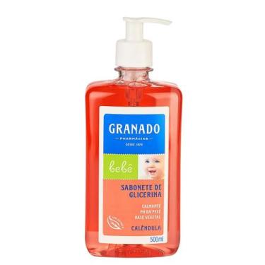 Imagem de Sabonete Líquido de Glicerina Granado Bebê Calêndula 500ml Vegano Sem 
