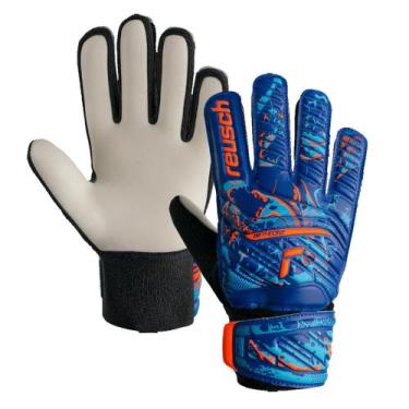 Imagem de Luva de Goleiro Reusch Attrakt Starter Solid Azul, 10