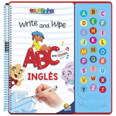 Imagem de Livro - Escute e Aprenda! Escreva e Apague ABC com Sons (INGLÊS) (Esco