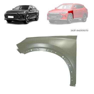 Imagem de Paralama byd song plus 2023 a 2024 lado esquerdo sa3f840301070 - MOTOR