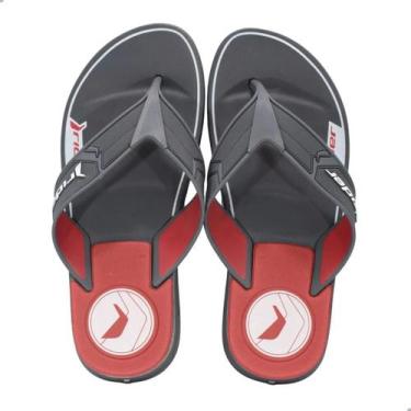 Imagem de Chinelo masculino start iii cinza / vermelho r.12499 - - Rider, Cinza,