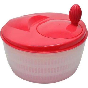 Imagem de Centrífuga Secadora de Salada Manual Verduras Folhas 4L - Dr Util