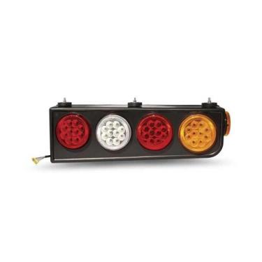 Imagem de LANTERNA TRASEIRA CARRETA LD TRICOLOR LED para TIPO RANDON L - PRADOLU