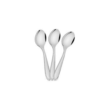 Imagem de Kit 12 Colheres de Chá Laguna Luxo 63906070 em Aço Inox Acabamento em Brilho para Mesa Tramontina