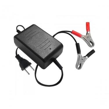 Imagem de Carregador Hayonik FCBC30I-2 para Bateria de Chumbo-Ácido 13,8V 3A com Conector de Garras Preto