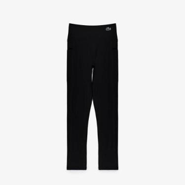 Imagem de Calça Lacoste legging esportiva longa, XS, Preto